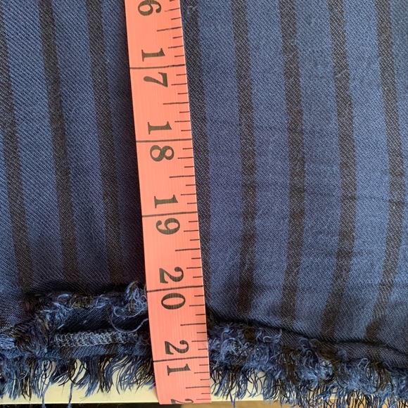 Cloth & Stone Button Stripped Back Top with tie - Picture 8 of 8